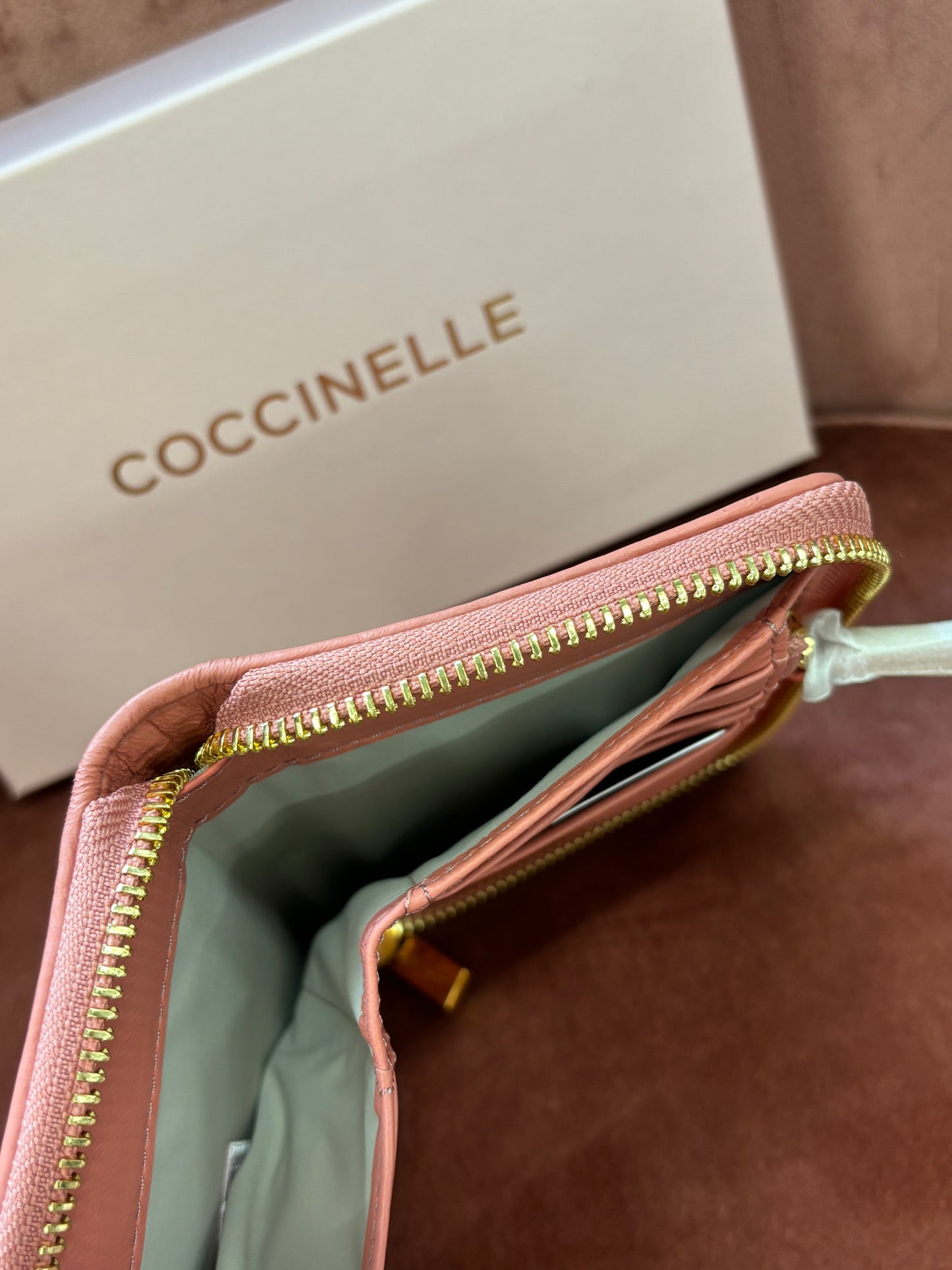 COCCINELLE rožinė piniginė