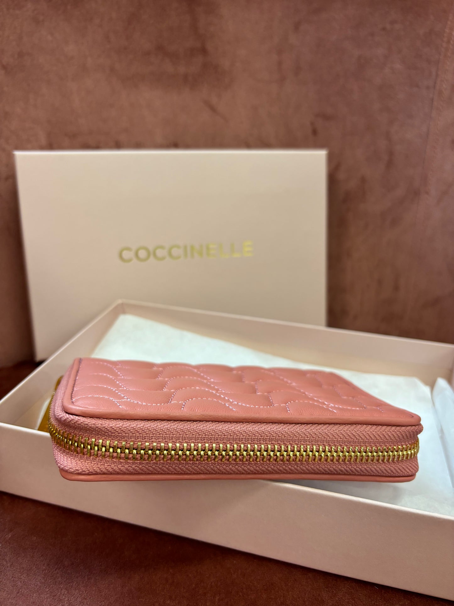 COCCINELLE rožinė piniginė