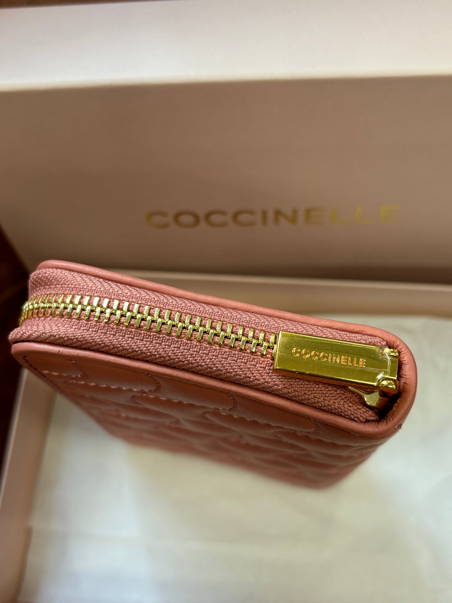 COCCINELLE rožinė piniginė